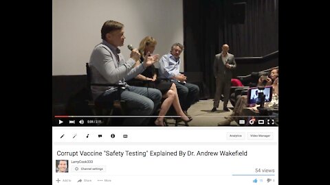 Corrupt Vaccine "Safety Testing" Explained By Dr. Andrew Wakefield