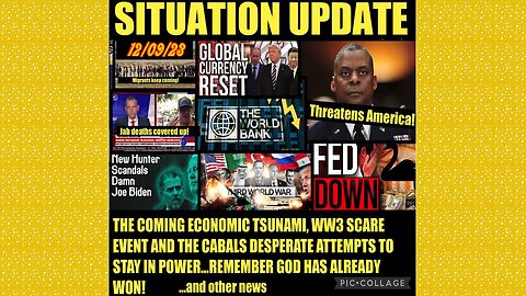 SITUATION UPDATE 12/9/23 - Coming Economic Tsunami, Us Embassy In Bagdad Attacked, Militias Forming