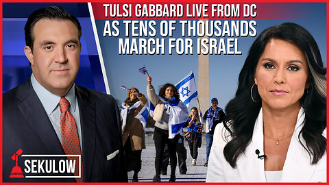 Tulsi Gabbard Live From DC As Tens of Thousands March for Israel