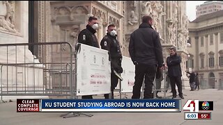 KU student returns home from Italy after program shut down over COVID-19