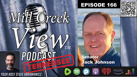Mill Creek View Tennessee Podcast EP166 Senator Jack Johnson Interview & More 01 04 24
