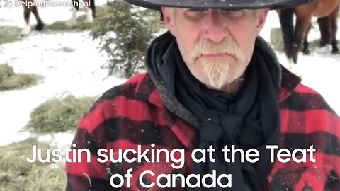 REAL CDN COWBOY - Trudeau sucking at the teat of Canada