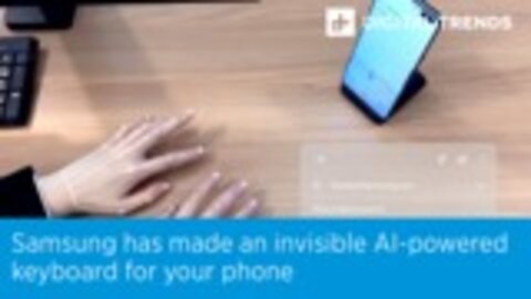 Samsung has made an invisible AI-powered keyboard for your phone