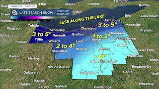 Power of 5 meteorologist Trent Magill gives an update on spring snow arriving overnight.