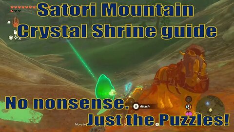 The Satori Mountain Crystal Shrine quest guide | Zelda TOTK