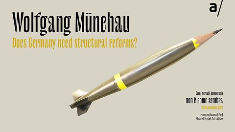 🔴 EMD2023 | Does Germany need structural reforms? - Wolfgang Münchau