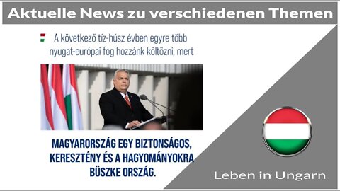 Aktuelle News zu verschiedenen Themen - Leben in Ungarn
