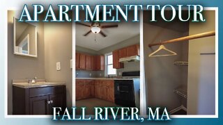 APARTMENT TOUR | Fall River, MA (297 Lindsey St, 2) - SPACIOUS Living Room!