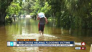 Red Cross Helping Flooding Victims