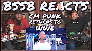 CM Punk Returns To WWE Live Reaction | BSSB Reacts