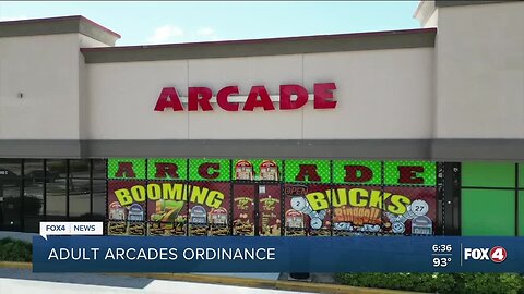 Adult arcades ordinance for illegal Lee County businesses