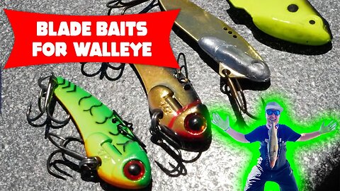How To CATCH WALLEYE On Blade Baits. (EASY Walleye Fishing How-To!)