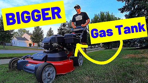 MOW LONGER - Modify Your Toro Timemaster 30” Mower With A 1 Gallon Fuel Tank