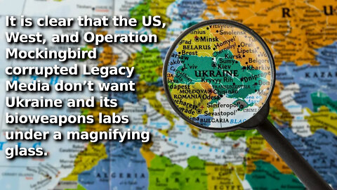 Legacy Media: Ukrainian Bioweapons Labs are Just a QAnon Conspiracy Even Though They Actually Exist