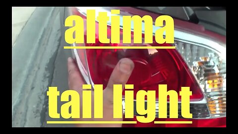 How to replace tail light '13-'15 Nissan Altima √ Fix it Angel