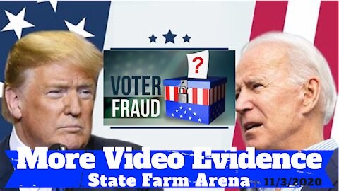 More Video Evidence From State Farm Arena - Georgia Election - 11/3/2020