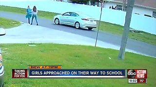 Girls approached by suspicious man on their way to school