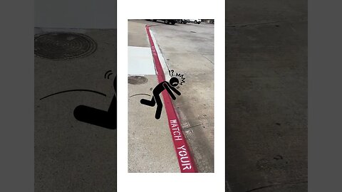 Safety First at Tuesday Morning! Retailer Paints Their Curbs as To Prevent Accidental Falls.