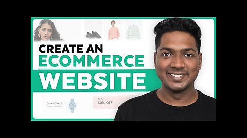 How to Create an E-Commerce Website in Just ⏳ 15 minutes !