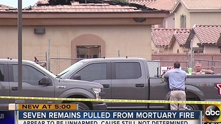 Seven remains pulled from Chandler mortuary fire earlier in January