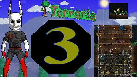 Let's Play Terraria part 3 - Delving Deeper