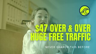 Fastest Way to Earn $47 Over & Over Again, Clickbank Free Traffic, Affiliate Marketing