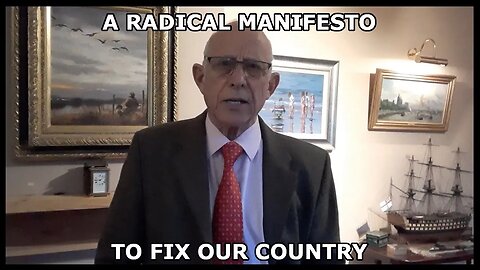 A Radical Manifesto To Fix Our Country