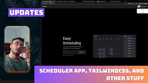 Scheduler App - Tailwind is a b!tch