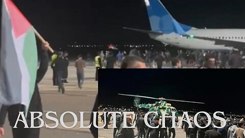 CHAOS ERUPTS - Pro Hamas MOB Rushes Russian Airport