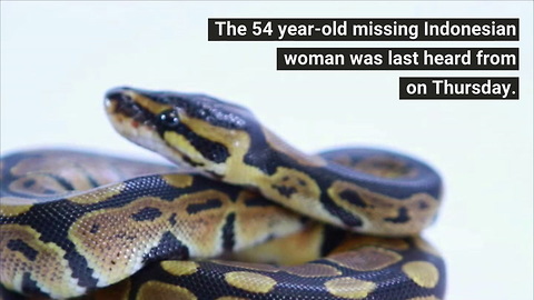 23-foot Python Swallows Woman Whole