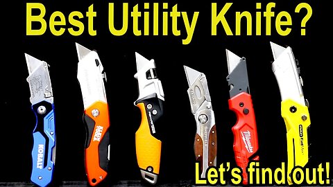Best Utility Knife? Let’s Find Out! Milwaukee, DeWalt, Gerber, Husky, Kobalt, Klein Tools, Craftsman