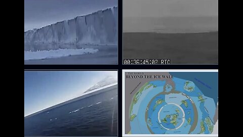 Our Flat Earth within the ICE WALL - The Black Hole and the Ice Wall