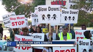 Residents gathered to rally for safe streets