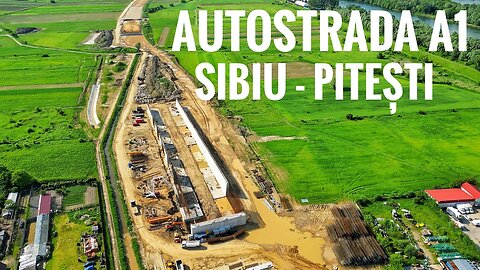 Autostrada A1 Sibiu - Pitești | Constructor Webuild - Lot 5 Bascov - Stadiul Lucrărilor 25.05.2023