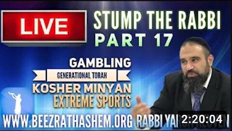 STUMP THE RABBI PART 18 Are You Cursed?, NAZI Mentality, Zionism, Religious Fanaticism and MORE