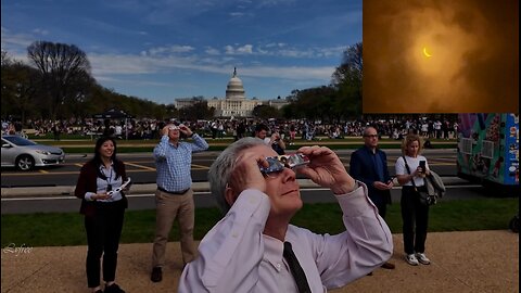 Solar Eclipse 2024 in USA Washington DC