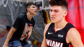 Tyler Herro Called Out For Being TOO Cocky After He's Spotted Wearing A Shirt With His Face On It