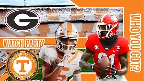 Georgia Bulldogs Vs Tennessee Volunteers | Live Watch Party Stream | 2023 SEC