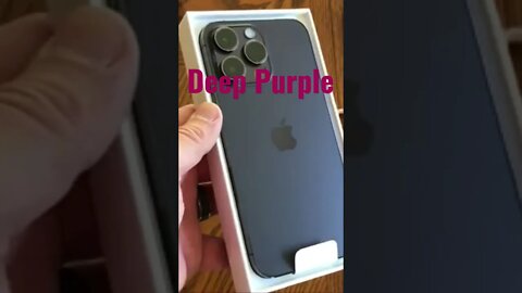 This is why they made a purple iPhone!
