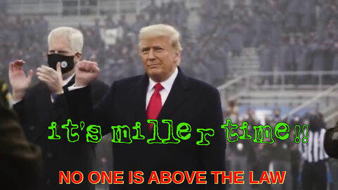 DEVOLUTION 4- DRAIN THE SWAMP (IT'S MILLER TIME- NO ONE IS ABOVE THE LAW)