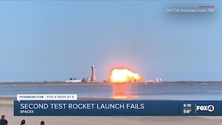 SpaceX test rocket fails