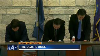 Foxconn deal is officially done