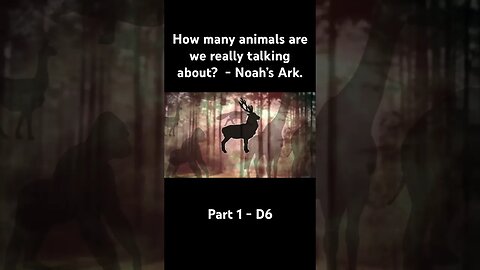 How many animals are we really talking about? #noahsark #flood #bible #genesis