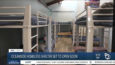 Oceanside's first homeless shelter set to open soon