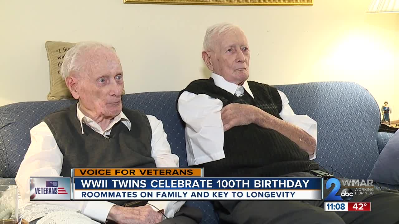 WWII twins celebrate 100th birthday