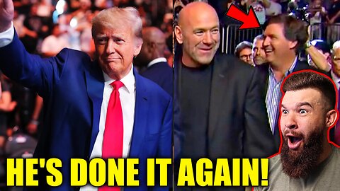 Donald Trump Makes CROWD GO WILD At UFC 295 in NYC After Walkout With Tucker Carlson & Kid Rock
