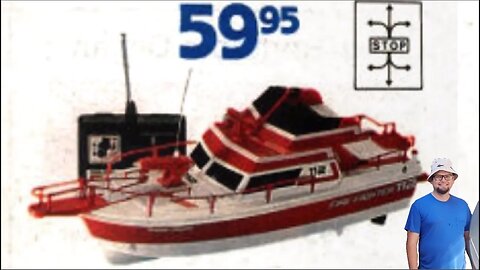 Remote Control Fire Fighting Cruiser | Toy Boat from Radio Shack 1990