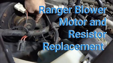 Blower Motor and Blower Resistor Replacement 04 Ford Ranger