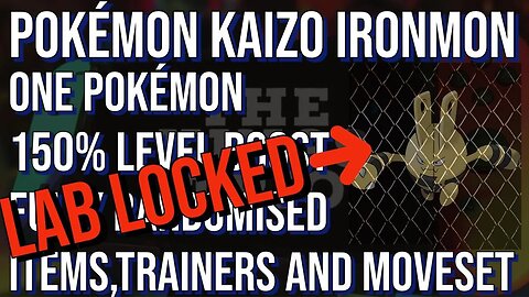 Pokemon Kaizo Ironmon (SUPRISE RUN)- VISITING THE LAB NEED LUCK! LETS GO AND GET A RUNNER! #pokemon