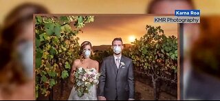 Wedding fire photos go viral